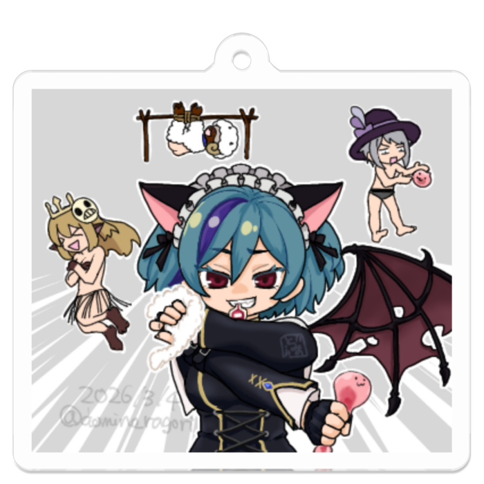 アクリルキーホルダー - 50 x 50 (mm)(46)