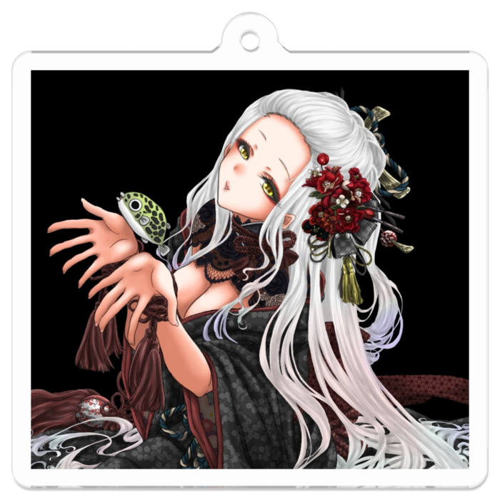 アクリルキーホルダー（コーティング） - 50 x 50 (mm)