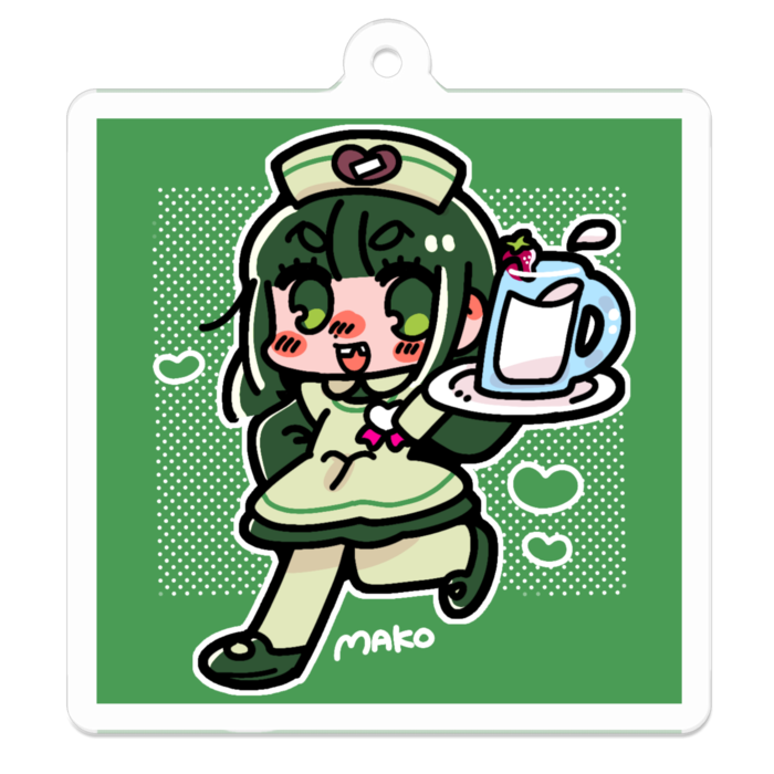 アクリルキーホルダー - 50 x 50 (mm)