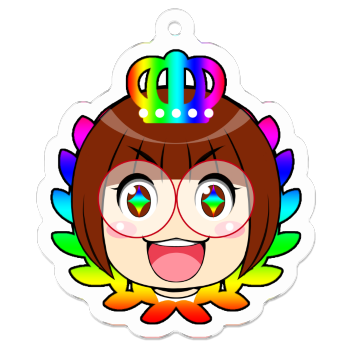 アクリルキーホルダー - 50 x 50 (mm)