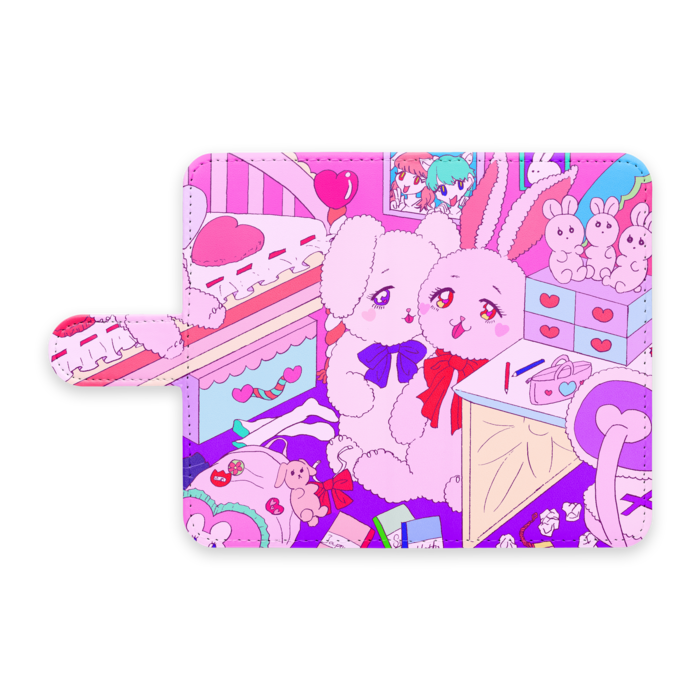 手帳型Androidケース - S - ストラップ穴 なし