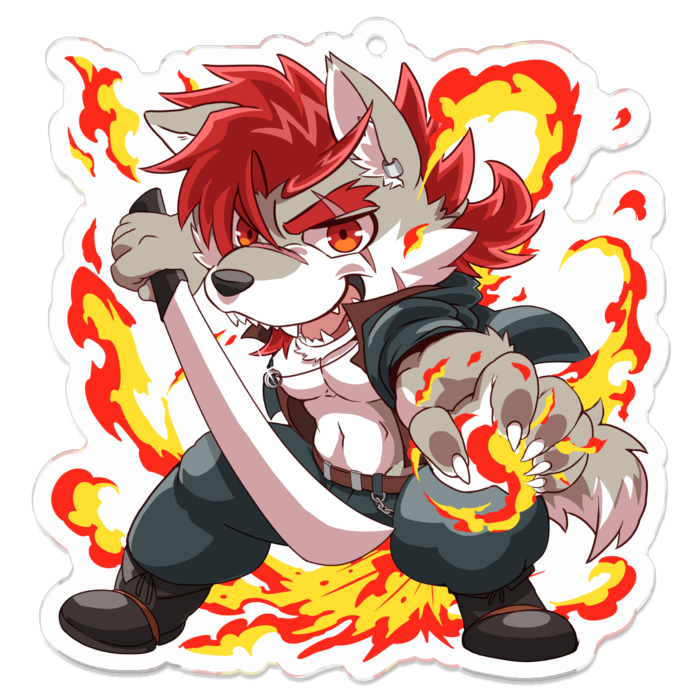 アクリルキーホルダー - 70 x 70 (mm)