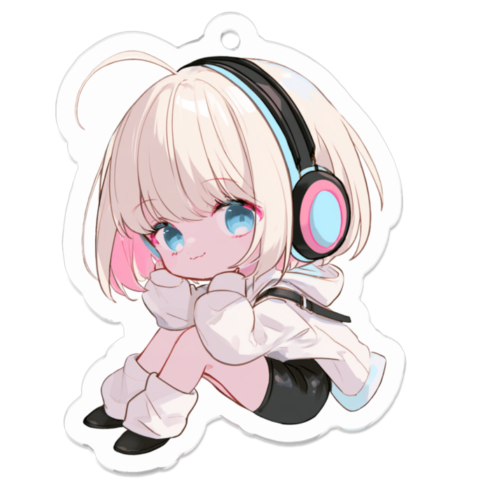 アクリルキーホルダー（コーティング） - W50 × H50mm 以内