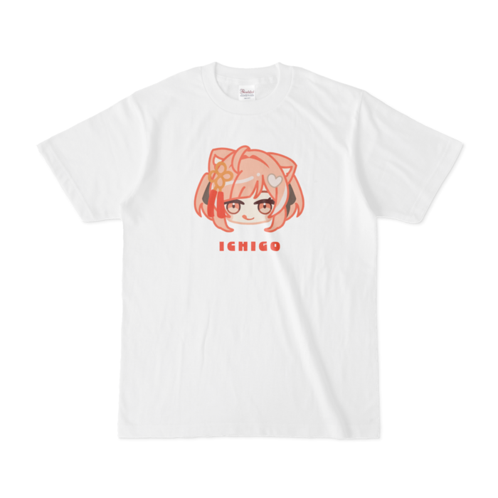 Tシャツ - S - 白【イチゴ①】