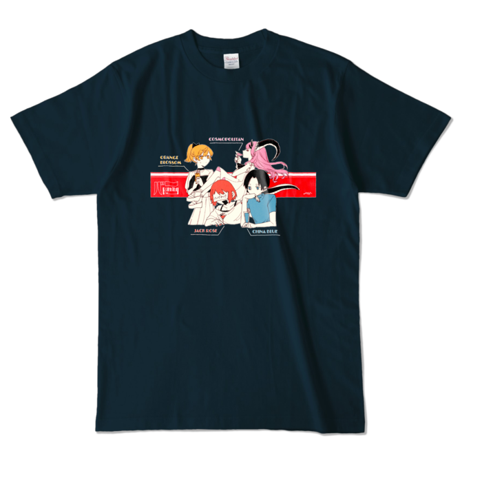 カラーTシャツ - L - ネイビー (濃色)