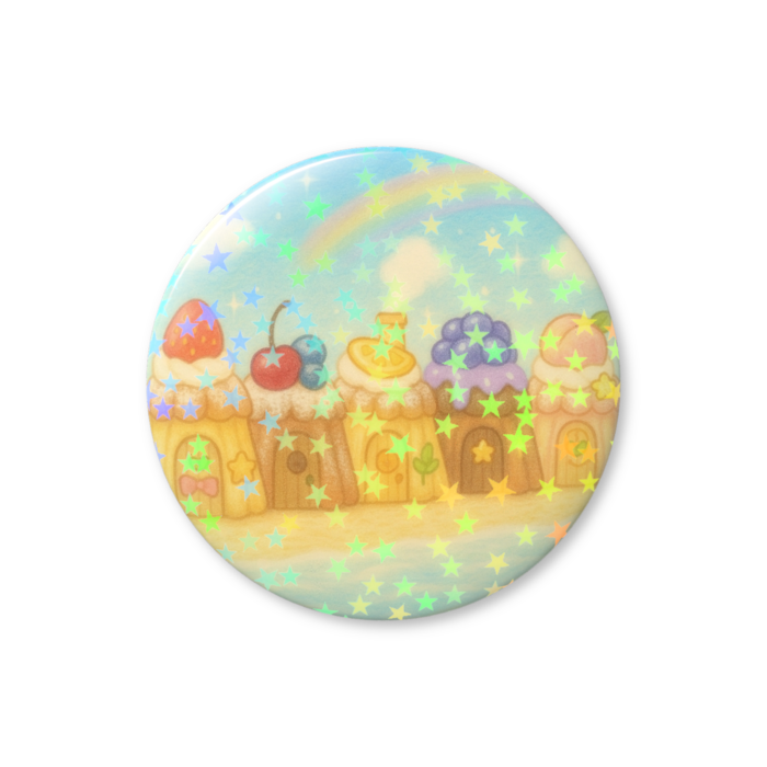 ホログラム缶バッジ - 32mm