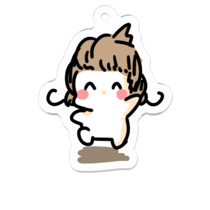 アクリルキーホルダー - 50 x 50 (mm)