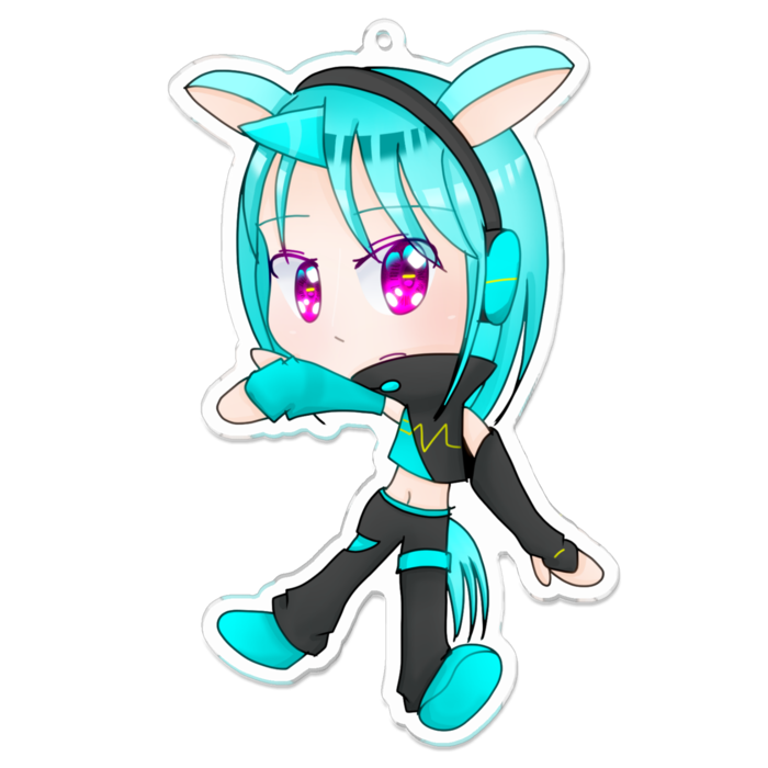 アクリルキーホルダー - 100 x 100 (mm)