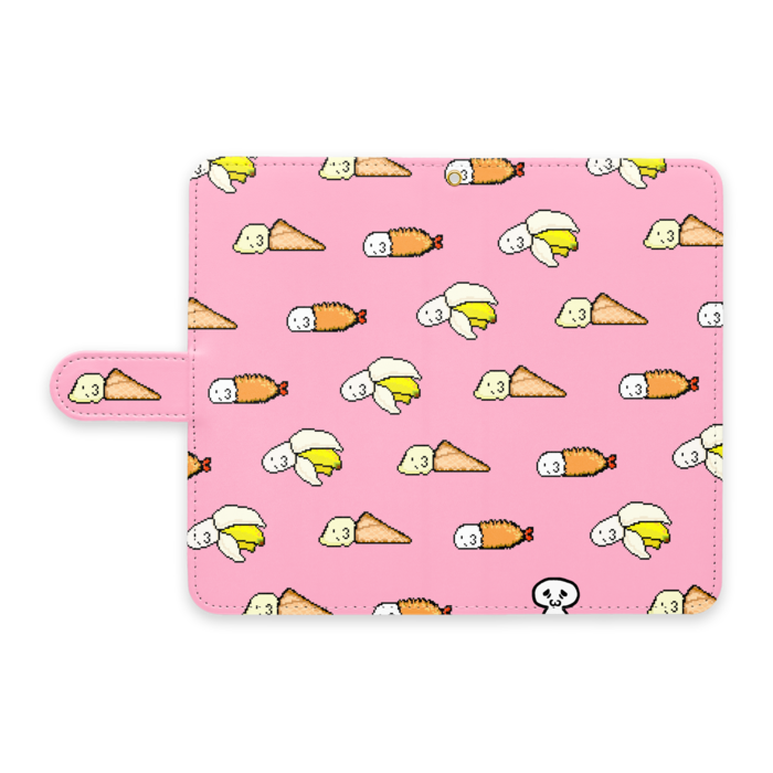 手帳型Androidケース - L - ストラップ穴 あり