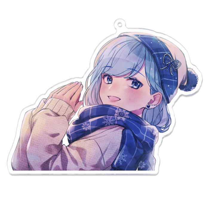 アクリルキーホルダー（コーティング） - 100 x 100 (mm)