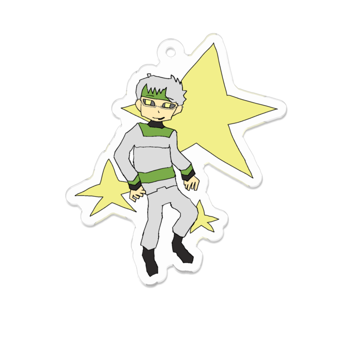 アクリルキーホルダー - 70 x 70 (mm)