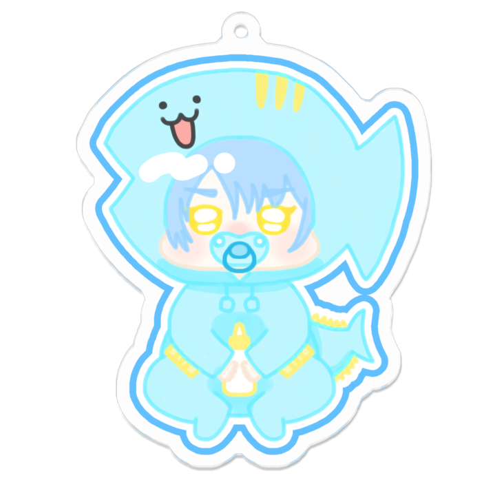 アクリルキーホルダー - 70 x 70 (mm)
