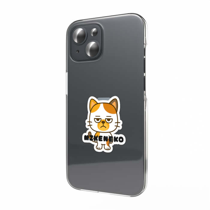 スマホステッカーミケネコ(ミケタ)