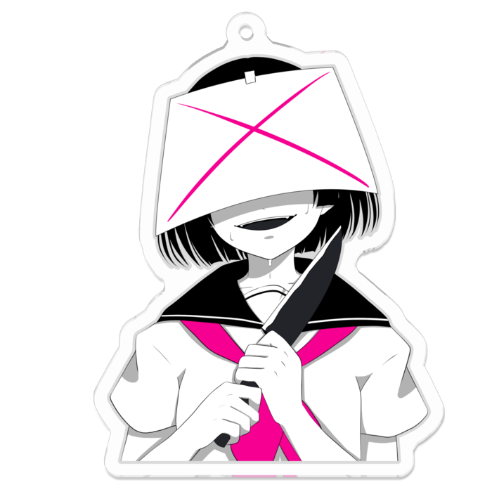 アクリルキーホルダー（コーティング） - 70 x 70 (mm)