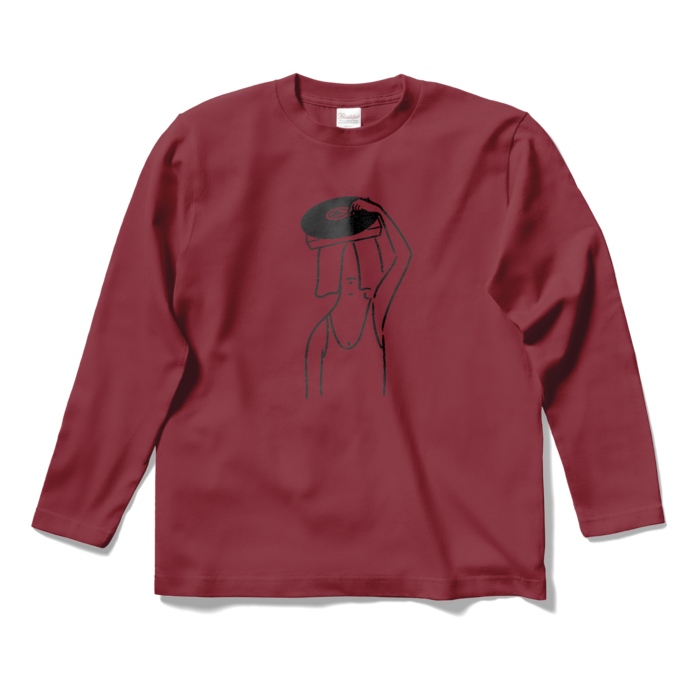 ロングスリーブTシャツ - S - バーガンディ