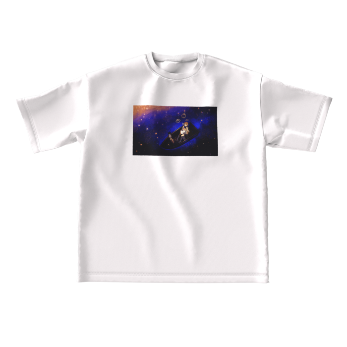 ビッグシルエットTシャツ - L - 両面