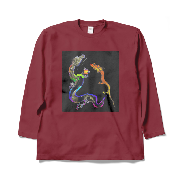 ロングスリーブTシャツ - XL - バーガンディ