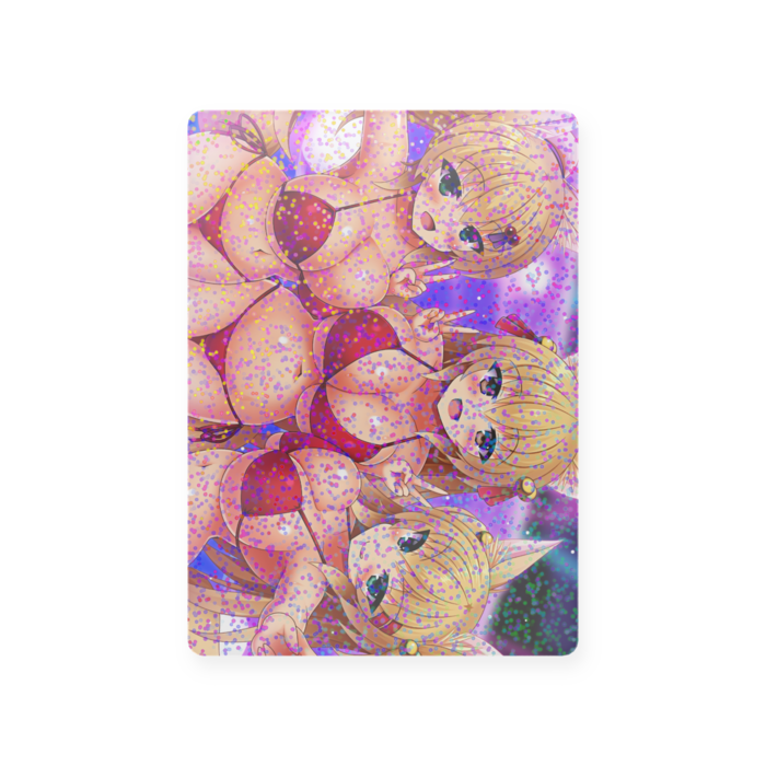 プラスチックカード（63 × 88mm）グリッターキラキラ加工