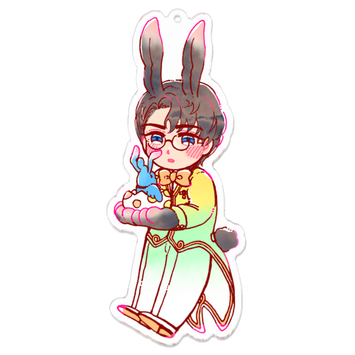 アクリルキーホルダー - 100 x 100 (mm)