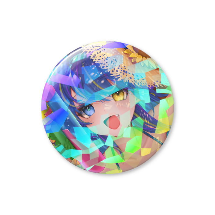 ホログラム缶バッジ - 56mm