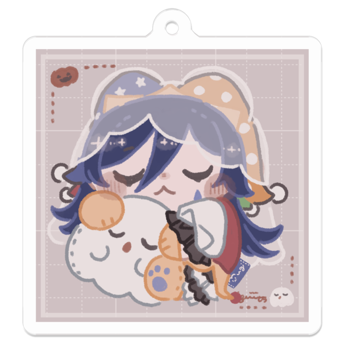 アクリルキーホルダー - 50 x 50 (mm)