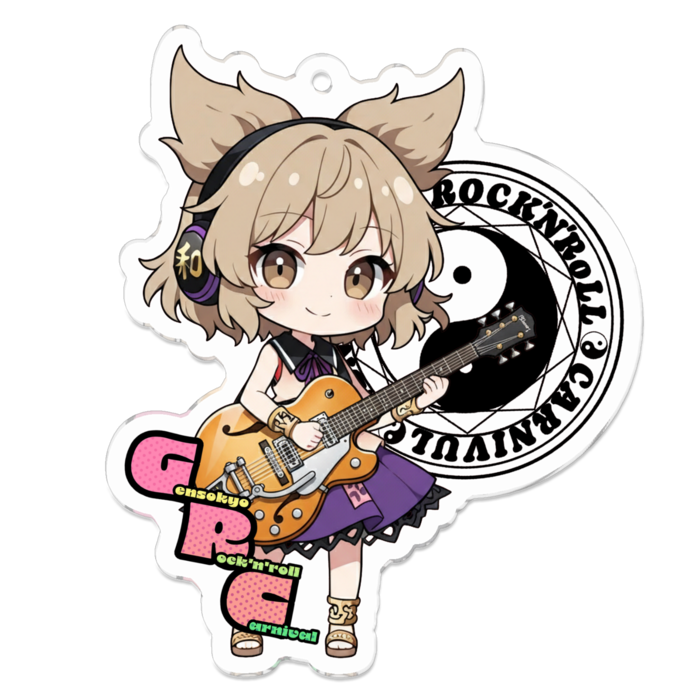 アクリルキーホルダー - 70 x 70 (mm)