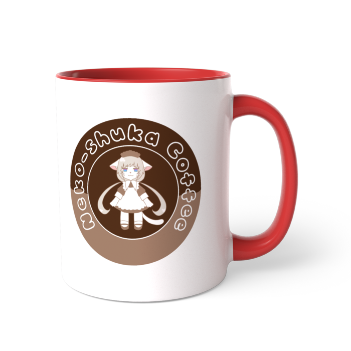 ツートンカラーマグカップ - 直径 8.2cm / 高さ 9.5cm