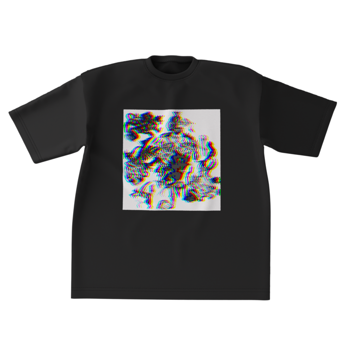 ビッグシルエットTシャツ - XL - 正面BK