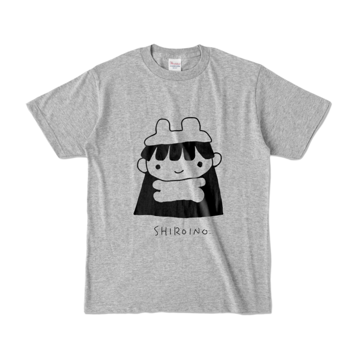 カラーTシャツ - S - 杢グレー (濃色)