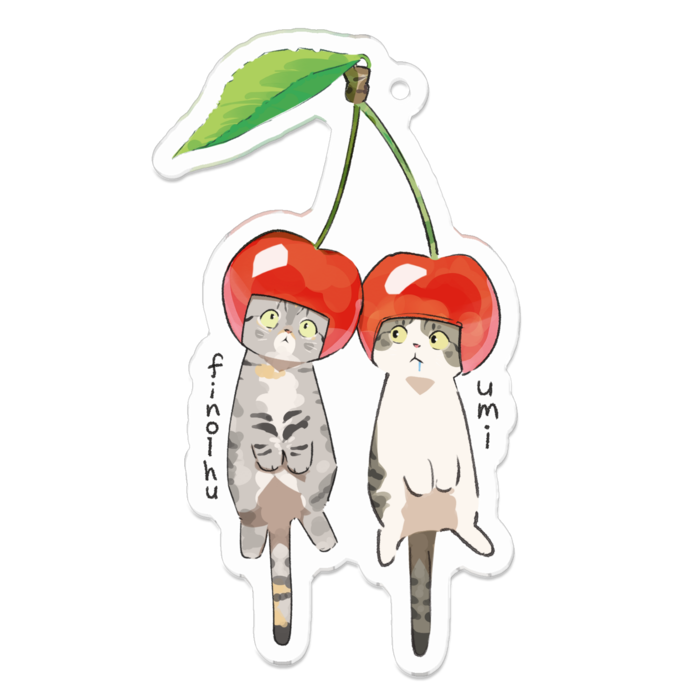 アクリルキーホルダー - 70 x 70 (mm)