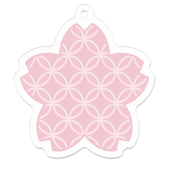 アクリルキーホルダー - 50 x 50 (mm)