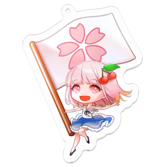 アクリルキーホルダー - 70 x 70 (mm)