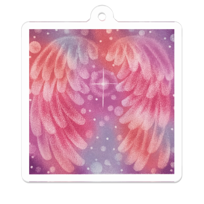 アクリルキーホルダー - 50 x 50 (mm)