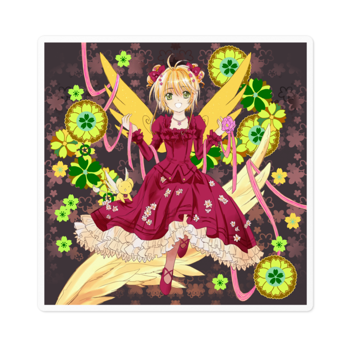 ステッカー - 100 x 100 (mm)ホワイト