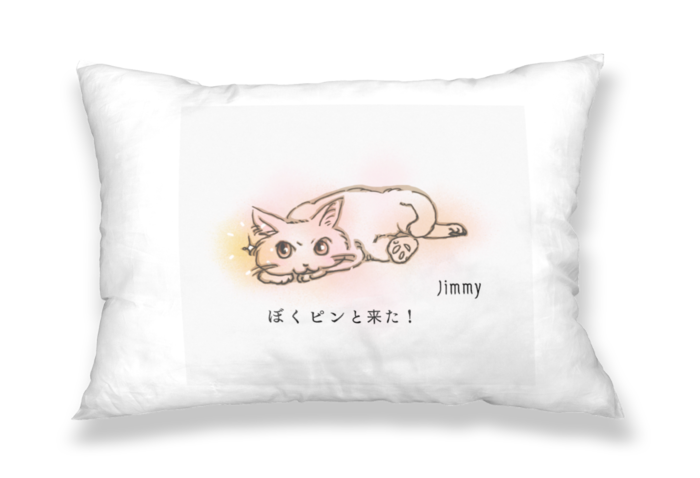 枕カバー - 43x63cm - 片面