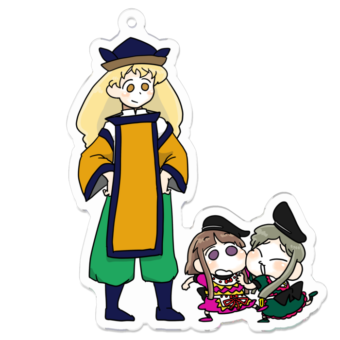 アクリルキーホルダー - 70 x 70 (mm)