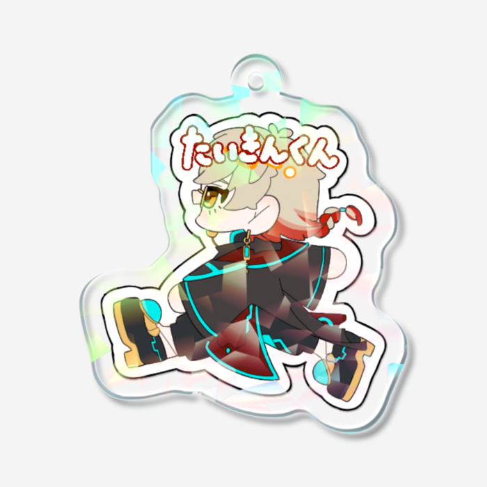 ホログラムアクリルキーホルダー - 50 × 50mm