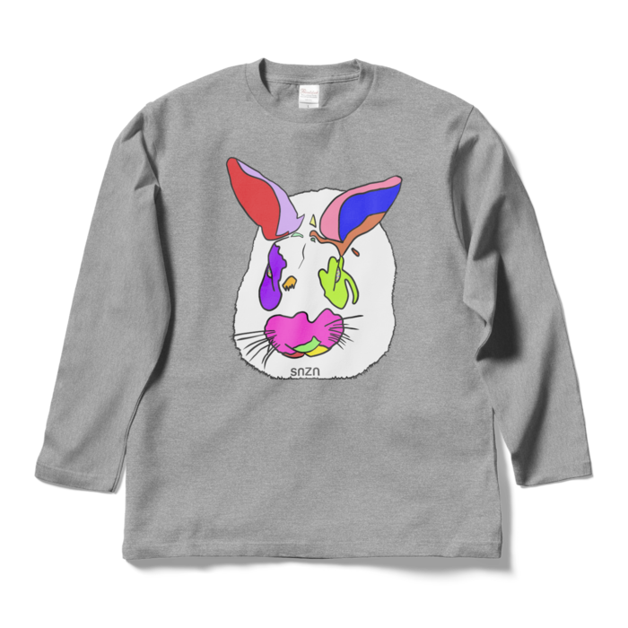 ロングスリーブTシャツ - L - 杢グレー