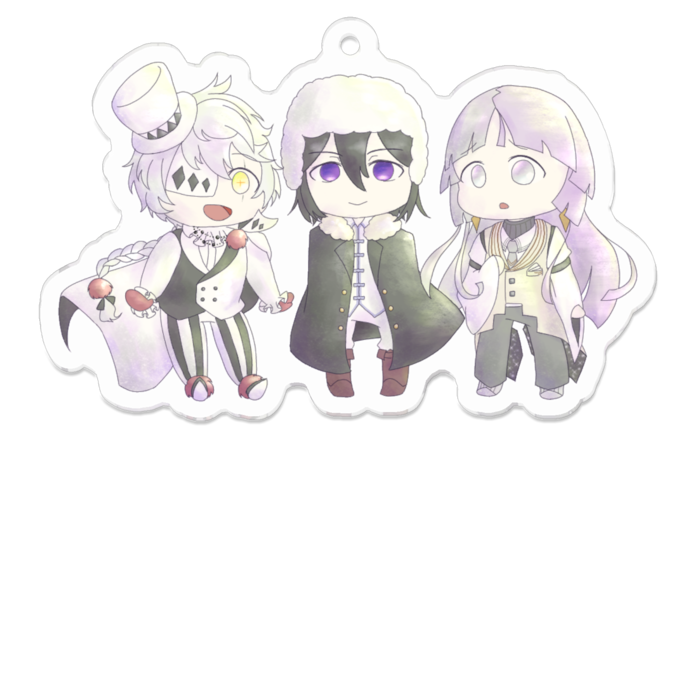 アクリルキーホルダー - 70 x 70 (mm)