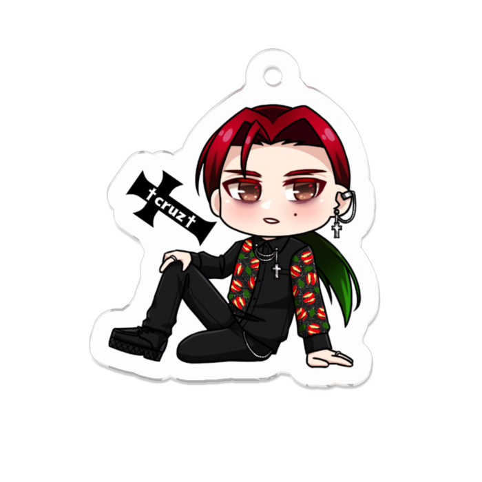 アクリルキーホルダー（コーティング） - 50 x 50 (mm)