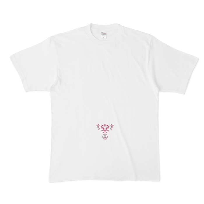 Tシャツ - XL - 白　少しロゴ下に