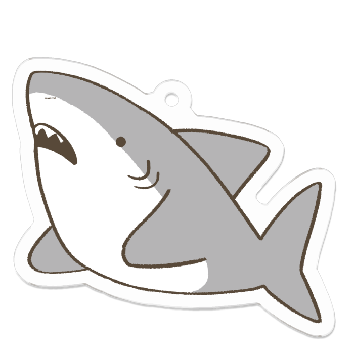 アクリルキーホルダー - 50 x 50 (mm)