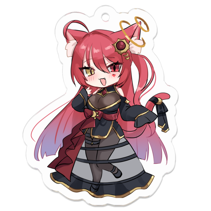 アクリルキーホルダー（コーティング） - 50 x 50 (mm)