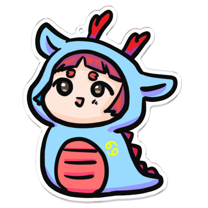 アクリルキーホルダー - 100 x 100 (mm)