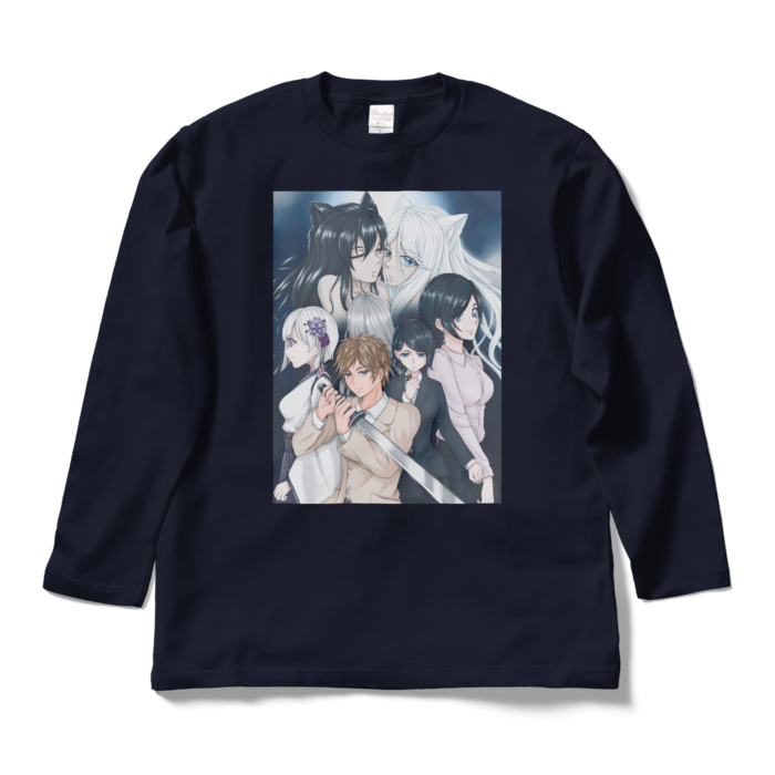 ロングスリーブTシャツ - L - ネイビー