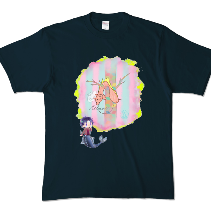 カラーTシャツ - XL - ネイビー (濃色)