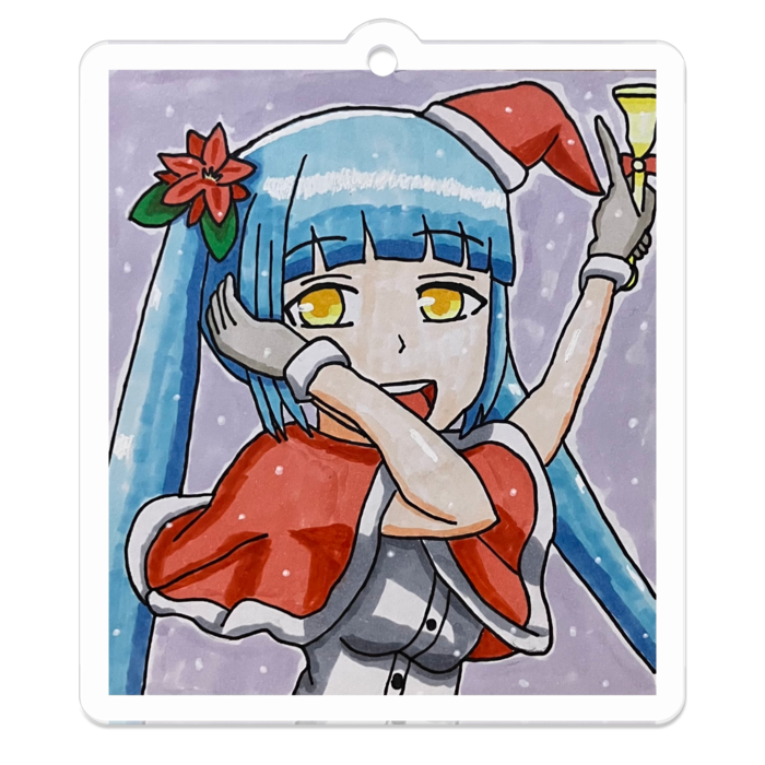 アクリルキーホルダー - 50 x 50 (mm)