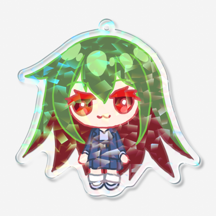 ホログラムアクリルキーホルダー - 70 × 70mm