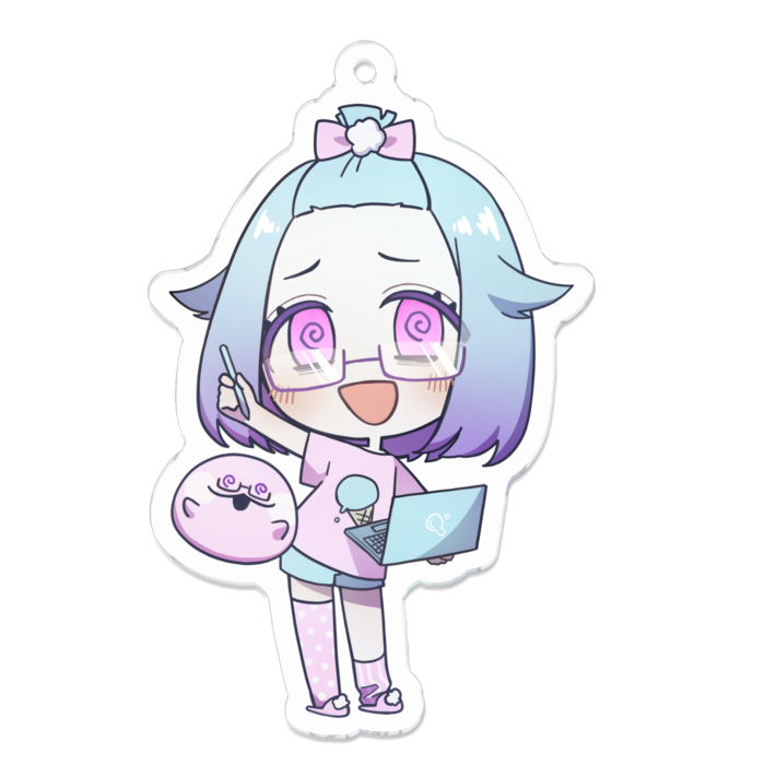 アクリルキーホルダー - 70 x 70 (mm)
