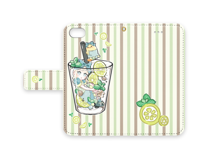 手帳型iPhoneケース - iPhone 8 / 7 - ストラップ穴 あり